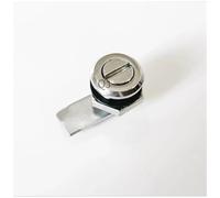 MS845-2 Inner Triangle Lock Cylinder Small Cylinder Tongue Lock Industrial Machinery Equipment Small Triangle Lock MS845-1 1Pcs(Slotted White no Key)