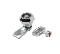 MS845 Small Triangular Cylinder Cam Lock Power Distribution Box Control Cabinet Lock 1Pcs(Triangle-with Key)