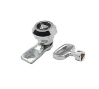 MS845 The Smallest Triangular Cylinder Cam Lock Electrial Cabinet Cam Lock with Key Distribution Box Cabinet Door Cam Lock 1Pcs(with Key)