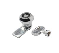 MS845 Triangular Cylinder Cam Lock Cabinet Cam Lock with Key Distribution Box Cabinet Door Cam Lock 1Pcs(with Key)