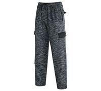 MS9 Mens Cargo Combat Fleece Trouser Work Tracksuit Jogging Bottoms Pants H20 Charcoal
