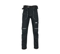 MS9 Mens Cargo Combat Slim Fit Stretch Spandex Elasticated Flexible Work Working Trouser Trousers Pants Jeans Black