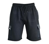 Ms9 Mens Cargo Painter Decoration Jogging Fleece Work Shorts Tracksuit Cargo Shorts H15, Black - M