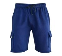 Ms9 Mens Cargo Painter Decoration Jogging Fleece Work Shorts Tracksuit Cargo Shorts H15, Navy - S