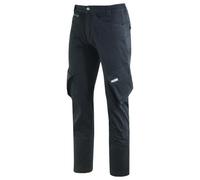 Ms9 Mens Cargo Slim Fit Stretch Spandex Work Trousers Pants Jeans T1, Black - 36W/34L