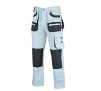 MS9 Mens Painters Decorators Cargo Combat Working Work Trouser Trousers Pants Jeans White
