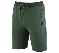 MS9 Mens Summer Gym Running Sports Shorts Casual Short with Zip Pockets C1 Dark Green
