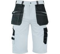 MS9 Mens Work Redhawk Cargo Combat Holster Pockets Tactical Worker Working Shorts White
