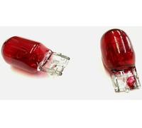 MSA 2 x 582 7440 W21/5W RED Bulb Stop Brake Tail DRL Car Van Bulb T20 382w Bulbs