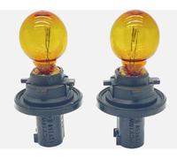 MSA 2 x PCY16W Amber Indicator Bulbs 16w Turn Signal PU20d/2 Replacement