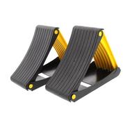MSA 2Pcs Folding Wheel Chocks 2 Tonne Brake Wedges Caravan Trailer Stopper Chock