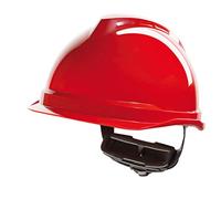 MSA V-Gard 520 Peakless Safety Helmet MSAGV9 Colour=Red