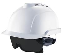 MSA V-GARD 930 VENTED HELMET WHITE C/W INTEGRATED SPEC TINTED