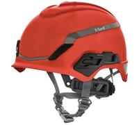 MSA V-Gard H1 Non Vented Helmet Red