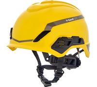 MSA V-Gard H1 Novent Construction Helmet, Unventilated Safety Helmet for Construction Site and Electricians, Helmet in accordance with DIN EN 397 for Work, Yellow