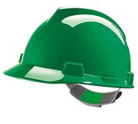 MSA V-Gard Hard Hat Safety Helmet 6 Colours MSAGV Colour=Green