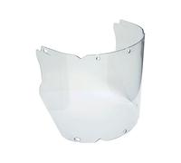 MSA Safety 10115856 V-Gard Propionate Visor for V-Gard Chin Protectors, Molded, 8" x 17" x 0.098", Clear
