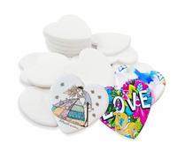 MSACC 16Pcs Heart Shaped Rocks, 2.6 inch Natural DlY Painting Rock, Flat Smooth Kindness Stone for Arts, Crafts, Decorations, Making Holiday Gifts, Art Projects, Fairy TaleThemed PartyEvents