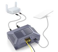MSAFF Starlink PoE Injector with USB & Type-C Power Output - 200W Gigabit PoE Injector Compatible with Starlink Gen 3 Dish 5-in-1 Conversion Kit with SPX Cable Adapter & Converter DC 9-36V Input