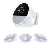 MSAFF Wall Mount Bracket for Spot 2024 Release -ABS Spot Accessories,Fixed Angle Space Saving Holder with Cable Organizer, Smart Alarm Clock Shelf, Great for Nightstands, Offices and Kitchens (White)