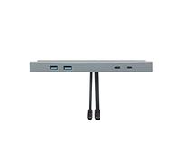 MSAFGY Upgrade USB Hub Compatible Model 3 Y 2021 2022 27W Quick Interior Intelligent USB Docking Station Shunt Hub Accessories (Color : Gray)