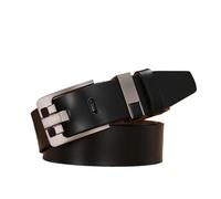 MSAONPRNICE Long Large Plus Size 130 140 150 160cm Vintage Alloy Pin Buckle Men Belt Cow Genuine Leather Luxury Strap Male Belt(170cm,Black)