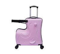 MSASX Add Fun to Childrens Gifts on The Journey in a Fun Suitcase 20-inch-Pink