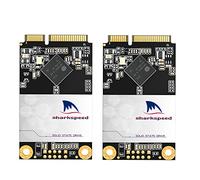 mSATA SSD 128GB SHARKSPEED Plus Internal Mini SATA SSD Drive 3D NAND Solid State Drive for Mini PC Notebooks Tablets PC[mSATA 128GB(2Packs)]