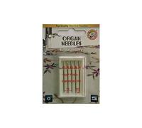 MSB 5-Piece Organ Embroidery Sewing Machine Needles, Sizes 75/11 and 90/14