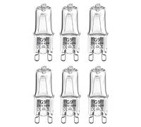 MSC 6 x 40w G9 Halogen Oven Bulbs Suitable for Oven, Salt Lamp, Lava Lamp, g9 Bulb. Dimmable and Compatible Oven Light Bulbs for Zanussi, AEG, Stoves Cooker Bulb etc Warm White 230V (x 6)