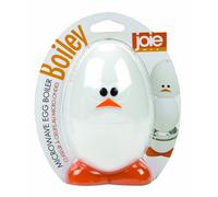 Joie Microwave Egg Boiler - 4-Egg Cooker for Hard, Soft & Medium Boiled Eggs, BPA-Free, Quick & Easy, Microwave Safe, White