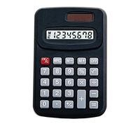 MSC Mini Battery/Solar 8-Digit Pocket Calculator Ideal Stationery for School/Office 1pc