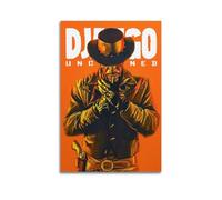 MSCFHU Django Unchained Movies Poster Poster Decorative Painting Canvas Wall Posters And Art Picture Print Modern Family Bedroom Decor Posters 12x18inch(30x45cm)