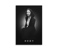 MSCFHU Hedy Lamarr Poster Poster Decorative Painting Canvas Wall Posters And Art Picture Print Modern Family Bedroom Decor Posters 20x30inch(50x75cm)