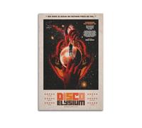 MSCFHU Video Game Disco Elysium Poster Poster Decorative Painting Canvas Wall Posters And Art Picture Print Modern Family Bedroom Decor Posters 24x36inch(60x90cm)