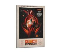 MSCFHU Video Game Disco Elysium Poster Poster Decorative Painting Canvas Wall Posters And Art Picture Print Modern Family Bedroom Decor Posters 24x36inch(60x90cm)