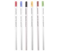 MSCHENZW 6Pcs Pencils Underglaze Pencils for Pottery, Decorating Fused Glass and Under Glaze Ceramics