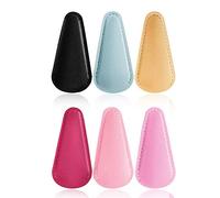 MSCHENZW Multicolor Modern Scissor Cover (6 Pieces Colourful) - PU Leather - 7.2*3.6 cm - 21.5 - Sewing Scissors Sheath