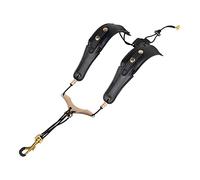 MSCHENZW Saxophone Shoulder Neck Strap, Adjustable Saxophone Double Shoulder Strap, Saxophone Neck Strap Harness, Saxophone Musical Instrument Accessories
