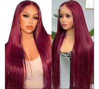 MSCLARA 13x4 Transparent Frontal Wigs Human Hair, Body Wave Lace Front Wigs for Black Women, 100% Unprocessed Brazilian Hair Wigs with Pre Plucked Natural Hairline and Baby Hair 200% Density(20Inch)