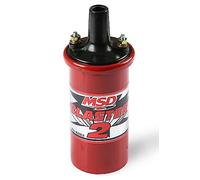 MSD 8203 Blaster 2 Ignition Coil with Ballast Resistor Kit, Red
