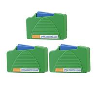 MSDADA 3 Pcs Fiber Connector Cleaner Box, LC/SC Fiber Cleaner, Anti-Static Connector Cleaning Cassette for LC/SC/ST/MU cable ends with 500+ uses(Blue)