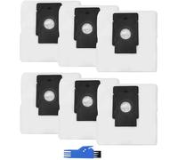 MsDaos Replacement Dust Bags Compatible with Verefa L11 Pro, 360 S8 Plus, TP-Link Tapo RV30 Plus, Tapo RV10 Plus Robot Vacuum Cleaner 4L Capacity (6Pack)