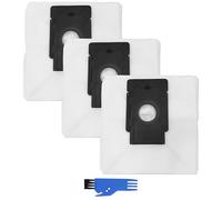 MsDaos Replacement Dust Bags Compatible with Verefa L11 Pro, 360 S8 Plus, TP-Link Tapo RV30 Plus, Tapo RV10 Plus Robot Vacuum Cleaner 4L Capacity (3Pack)