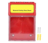 MSDS Visual Box Heavy Duty Magnetic Locking Safety Data Sheet Storage Cabinet for Industrial Sites Construction Material PC PA ABS