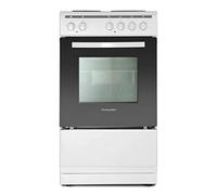 500mm Single Electric Oven & Grill White