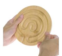 MSEHKM Finger Labyrinth Breathing Board Hand Labyrinth Mindfulness Tools Finger Maze Boards for Anxiety Relief, Social Emotional Learning Activities, Calm Down Corner Supplies, UWAA-5642, Round