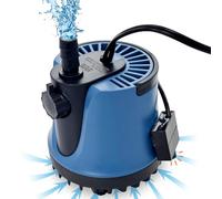 MSELTOS 1/30HP 400 GPH Automatic Small Sump Pump 5 ft Max Head 115V Submersible Pool Cover Water Pump for Swimming Pool Garden Pond Basement, Auto Shut Off