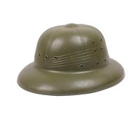MSemis Adult Plastic Pith Helmet - Ideal For Jungle Safaris, Zoo Keeper, Explorer Guide, And Themed Costume Army Green One Size