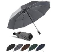 Msentuo Umbrellas Windproof Travel Compact Umbrella for Rain,Light Portable and Automatic Rain Umbrella,Durable & Compact Folding Umbrellas, Strong Fiberglass Frame, Fits Car & Backpack